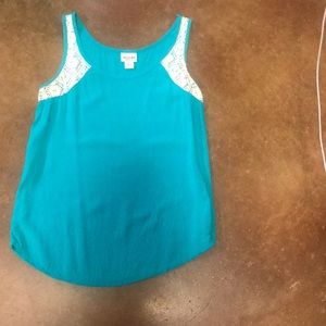 Cute tank with lace detailing